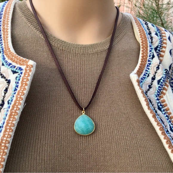 Amazonite Necklace Sundance Charm - Picture 6 of 14